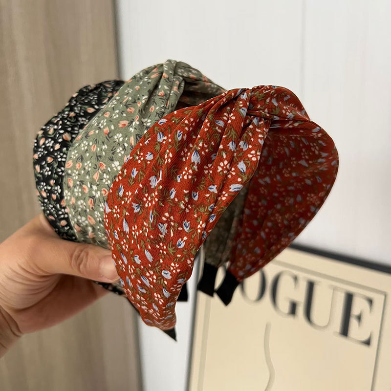 Travel Accessories Aesthetic - Serre-tête en coton doux à petits