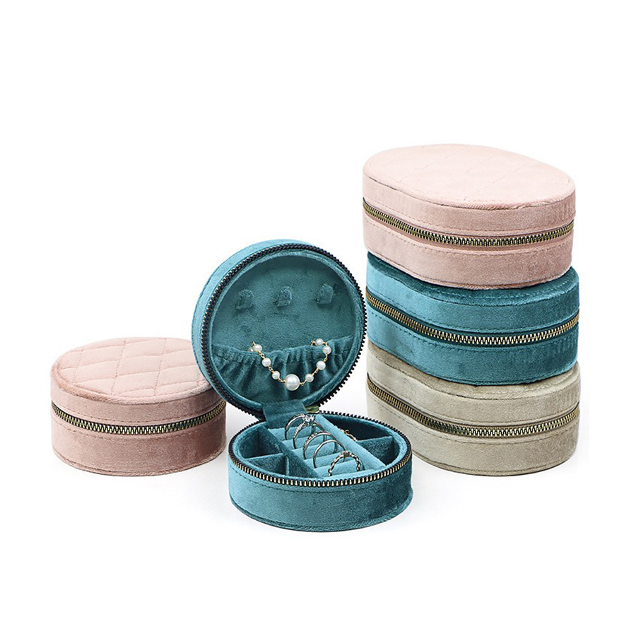 Boîte à bijoux de voyage ronde - Travel Accessories Jewelry avis et prix