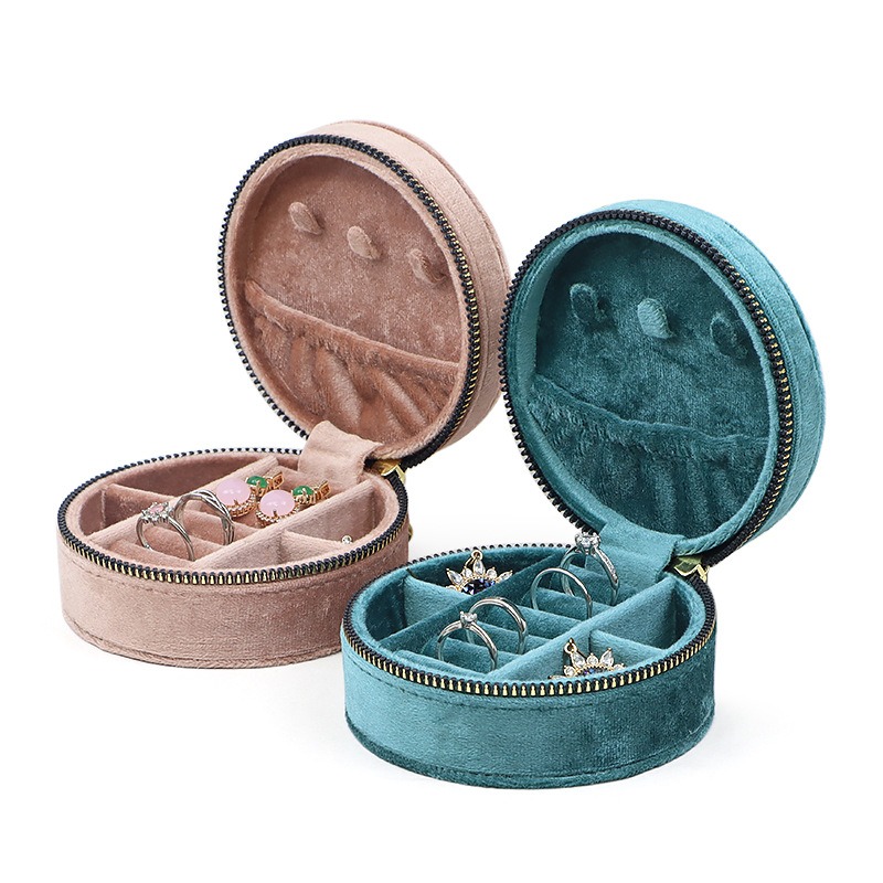 Boîte à bijoux de voyage ronde - Travel Accessories Jewelry avis et prix